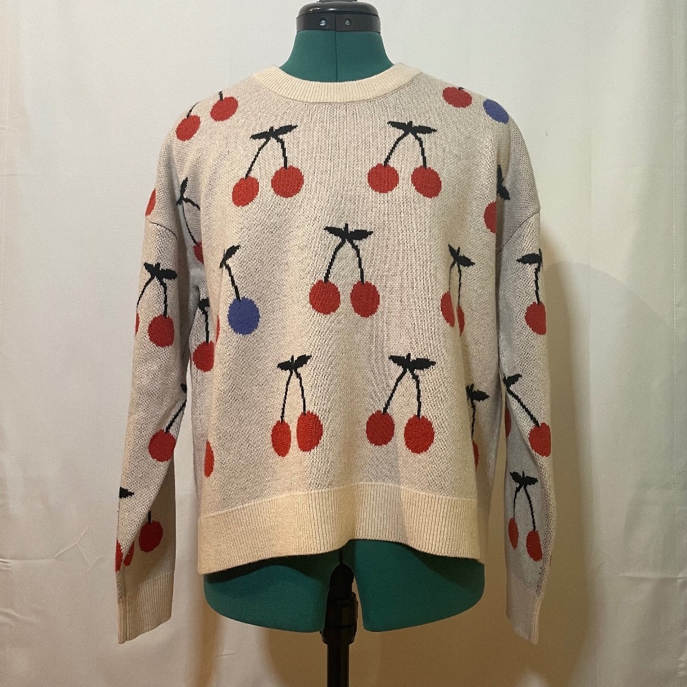 PERFECT CONDITION MADEWELL CHERRY SWEATER
